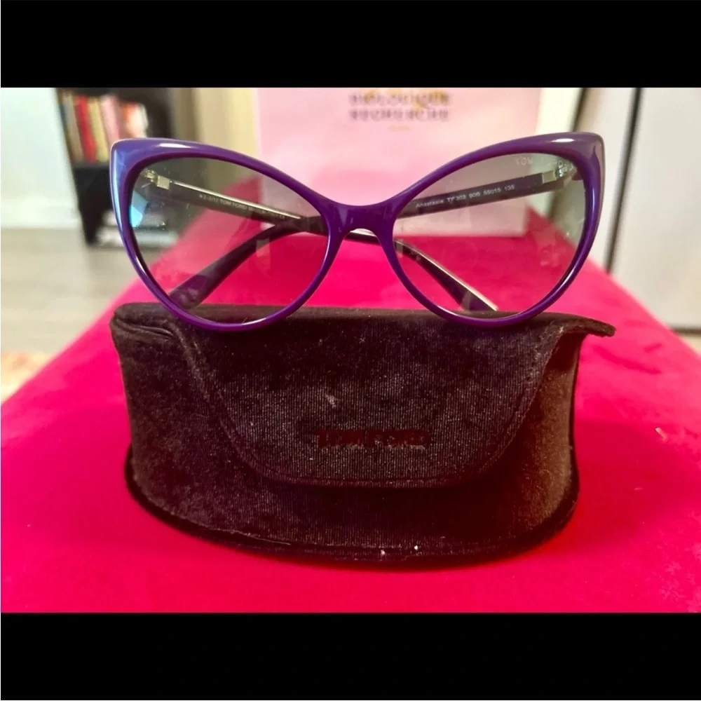 Tom Ford Purple Sunglasses Anastasia